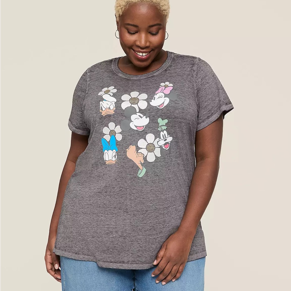 NWT-Rhinestone Mickey & Friends Graphic Tee - Picture 2 of 9
